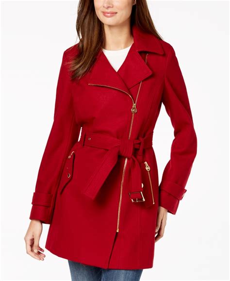 women michael kors red coat|Michael Kors coats women outlet.